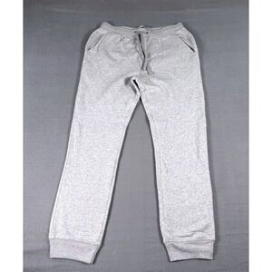 Gap Modern Slim Fleece Jogger Sweatpants Men M Gray Drawstring Casual Athleisure